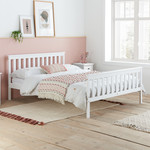 Oxford White Bed Frame (4' Small Double)