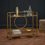 Gatsby Gold Serving Cart 