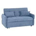 Chelsea Blue Fabric 2 Seater Sofa Bed 