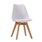Louvre Pair of White Dining Chairs