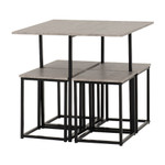 Kent Stone Space Saving Stowaway Dining Set