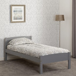 Amber Slate Grey Pine Bed Frame (3' Single)