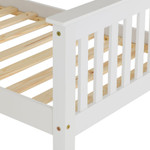 Monaco White Pine High Foot End Bed Frame (3' Single)