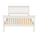 Monaco White Pine Low Foot End Bed Frame (4' Small Double)