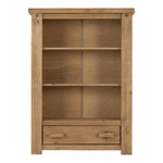 Tortilla Distressed Waxed Pine 1 Drawer Bookcase 