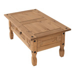 Corona Pine 1 Drawer Coffee Table