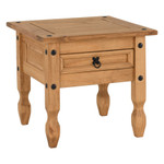 Corona Pine 1 Drawer Lamp Table