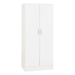 Nevada White Gloss 2 Door All Hanging Wardrobe 