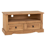 Corona Pine 2 Drawer TV Unit