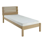 Santana Light Oak and Rattan Bed Frame (3' Single)