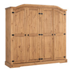 Corona Pine 4 Door Wardrobe