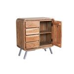 Aspen Reclaimed Solid Wood 1 Door 4 Drawer Sideboard