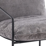 Tivoli Retro Grey Fabric Occasional Chair