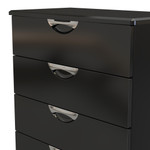 Camden Black Gloss 5 Drawer Chest