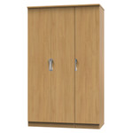 Camden Modern Oak 3 Door Wardrobe