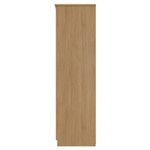 Camden Modern Oak 3 Door Wardrobe