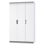 Camden White Gloss 3 Door Wardrobe