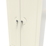 Pembroke Cream Ash 2 Door 2 Drawer Wardrobe