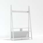 Tiva White Ladder TV Unit 