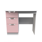 Camden Kobe Pink and White 3 Drawer Dressing Table