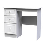 Crystal White Ash 3 Drawer Vanity Table