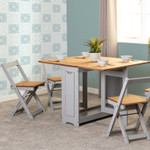 Santos Butterfly Dining Set in Grey