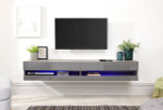 Galicia Grey Wall Mounted TV Unit 150cm