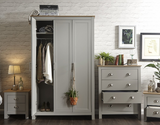 Lancaster 4 Piece Grey Bedroom Set