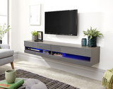 Galicia Grey Mounted TV Unit 180cm