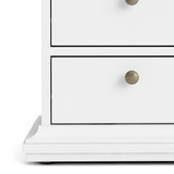 Cannes French Inspired 6 Drawer Chest White