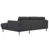 Cleveland Charcoal Right Hand Chaise Longue Sofa