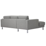 Cleveland Light Grey Left Hand Chaise End Sofa