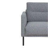 Larvik Grey 3 Seater Sofa with Black Legs