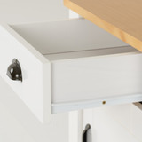 Ludlow White 1 Drawer 1 Door Bedside Cabinet