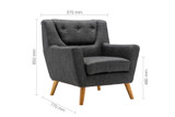 Lambeth Grey Armchair