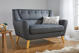 Lambeth Grey Medium Sofa