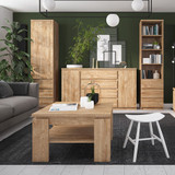 Fribo Oak 2 Door Wardrobe