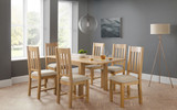 Astoria Flip-top Dining Table with 6 Hereford Chairs