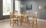 Astoria Flip-top Dining Table with 4 Hereford Chairs