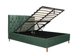 Loxley Green Fabric Ottoman Bed