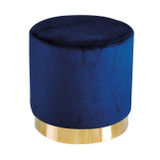 Lara Royal Blue Pouffe