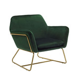 Charles Racing Green Armchair