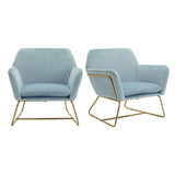 Charles Sky Blue Armchair