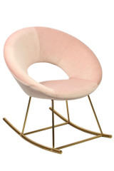Stella Vintage Pink Rocking Chair