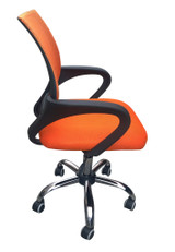 Tate Orange Mesh Back Office Chair