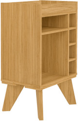 Naples Oak Effect Mini Bar/Side Table