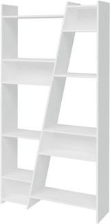 Naples White Tall Bookcase