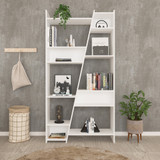 Naples White Tall Bookcase