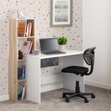 Nordic White 1 Drawer Computer Desk