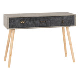 Nordic Charcoal 3 Drawer Occasional Table